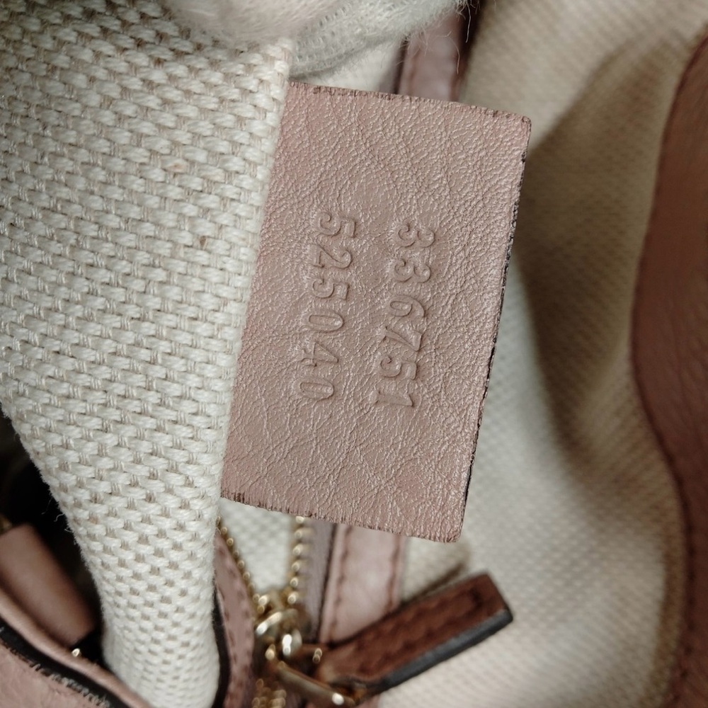 Gucci Soho Small Leather Shoulder Bag-Light Pink (Japan Exclusive) - Picture 11 of 16